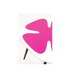 Stolik kawowy boczny PETAL 60 cm różowy*KARE Outlet