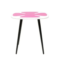 Stolik kawowy boczny PETAL 60 cm różowy*KARE Outlet
