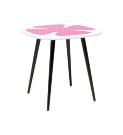 Stolik kawowy boczny PETAL 60 cm różowy*KARE Outlet