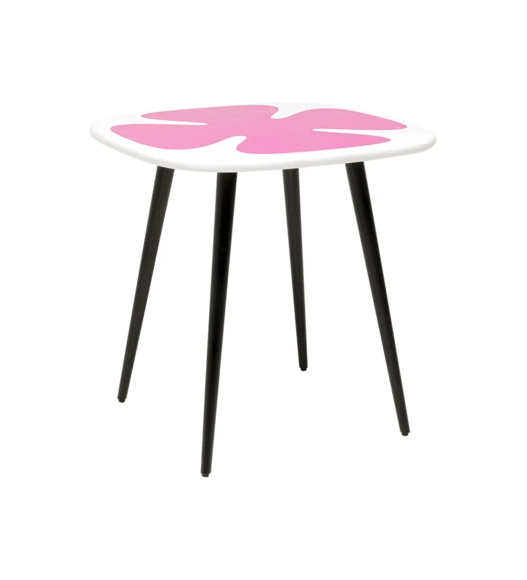 Stolik kawowy boczny PETAL 60 cm różowy*KARE Outlet