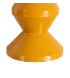 Stolik kawowy boczny PETARNO 47 cm musztardowy*Zona-Design New