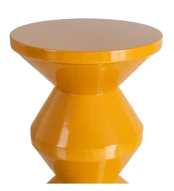 Stolik kawowy boczny PETARNO 47 cm musztardowy*Zona-Design New