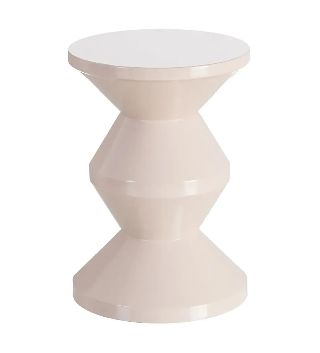 Stolik kawowy boczny PETARNO 47 cm biały*Zona-Design Discount