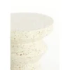 Stolik kawowy boczny SELLA 47 cm kremowy*L&L Outlet