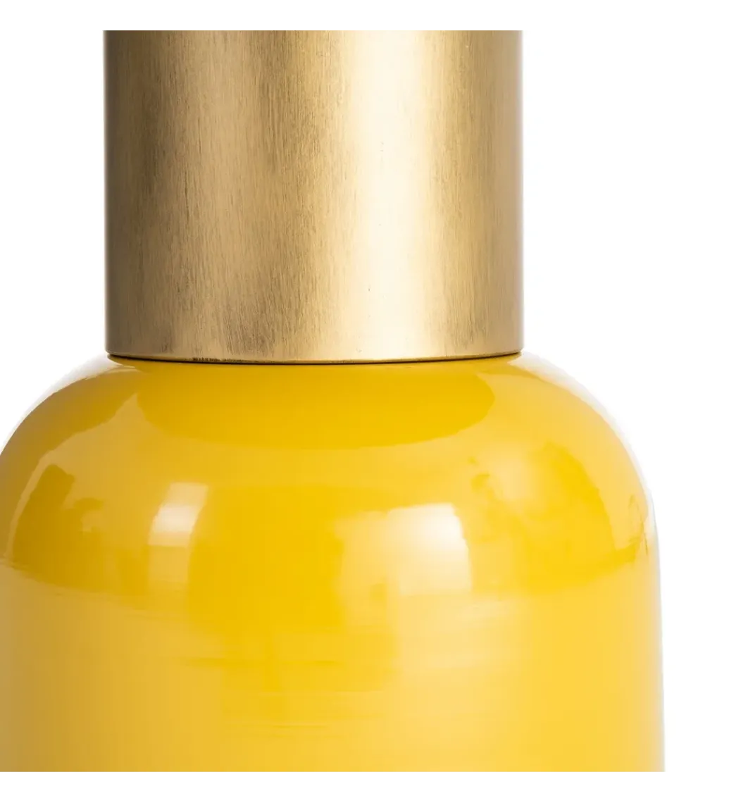 Stolik kawowy boczny SLAVICM 51 cm musztardowy*Zona-Design New