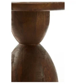 Stolik kawowy boczny TORIR 50 cm drewno mango*L&L Clearance