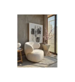 Stolik kawowy boczny TRAVERTINO 54 cm*KARE Outlet