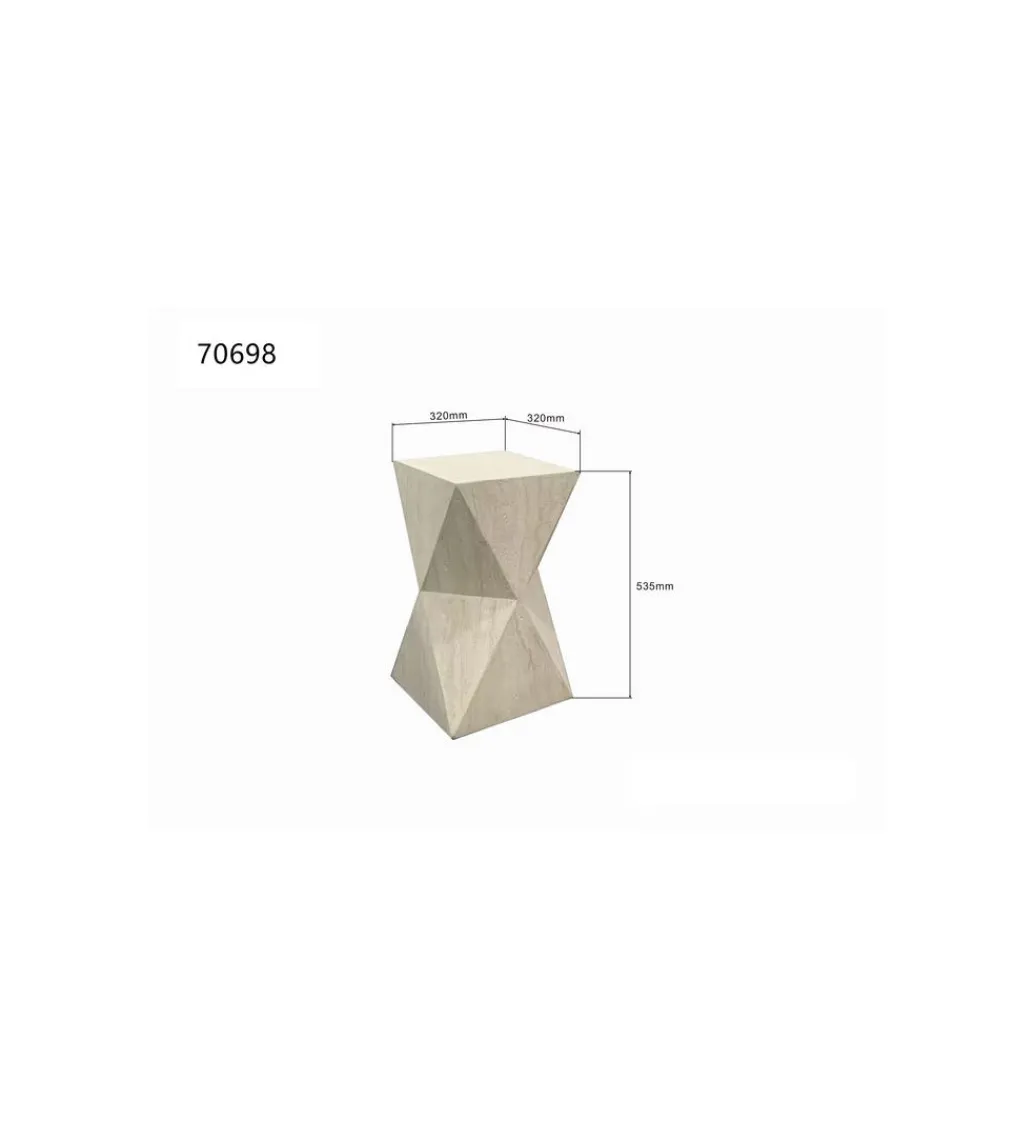 Stolik kawowy boczny TRAVERTINO 54 cm*KARE Outlet