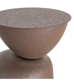 Stolik kawowy boczny VATENI 36 cm brązowy*Zona-Design Online