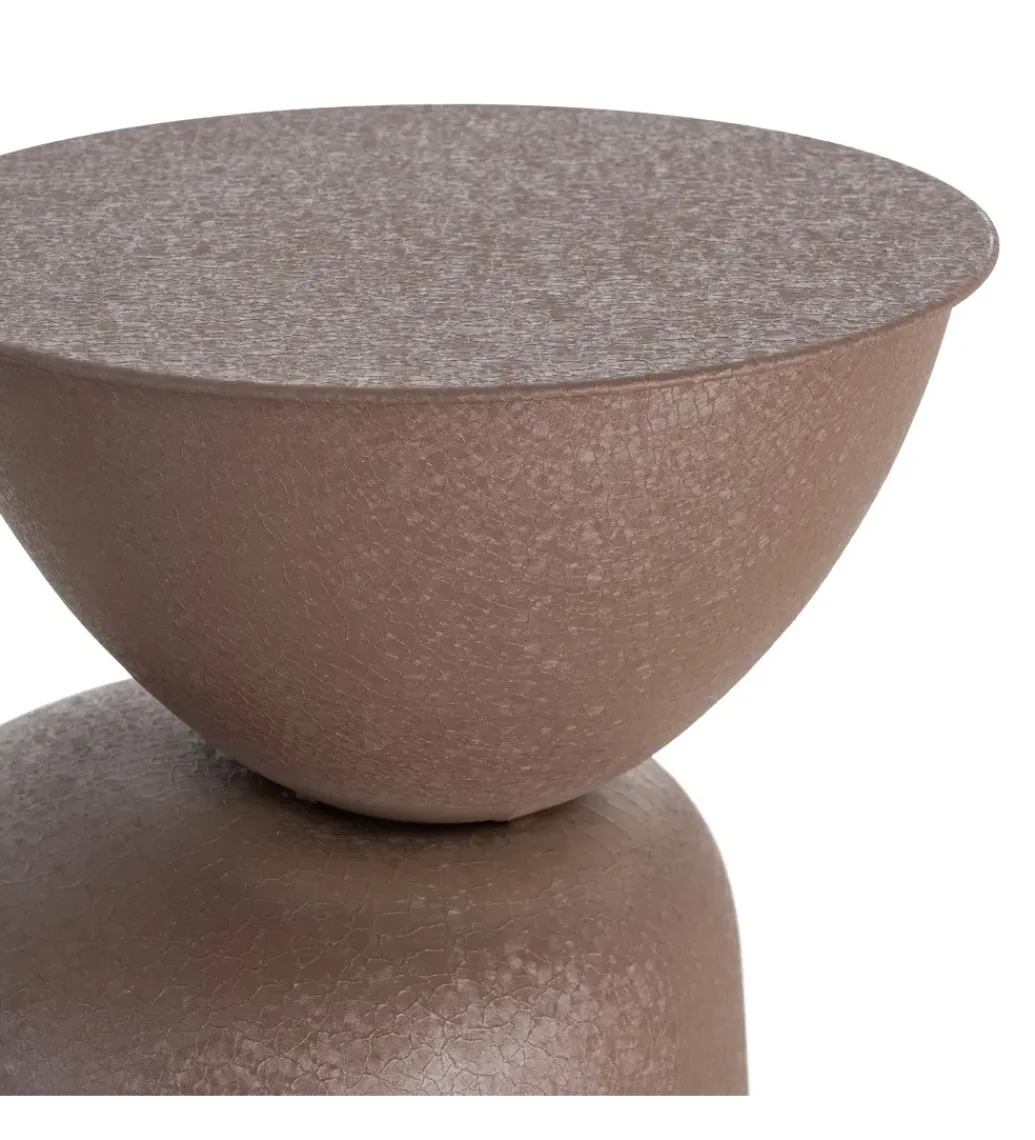 Stolik kawowy boczny VATENI 36 cm brązowy*Zona-Design Online