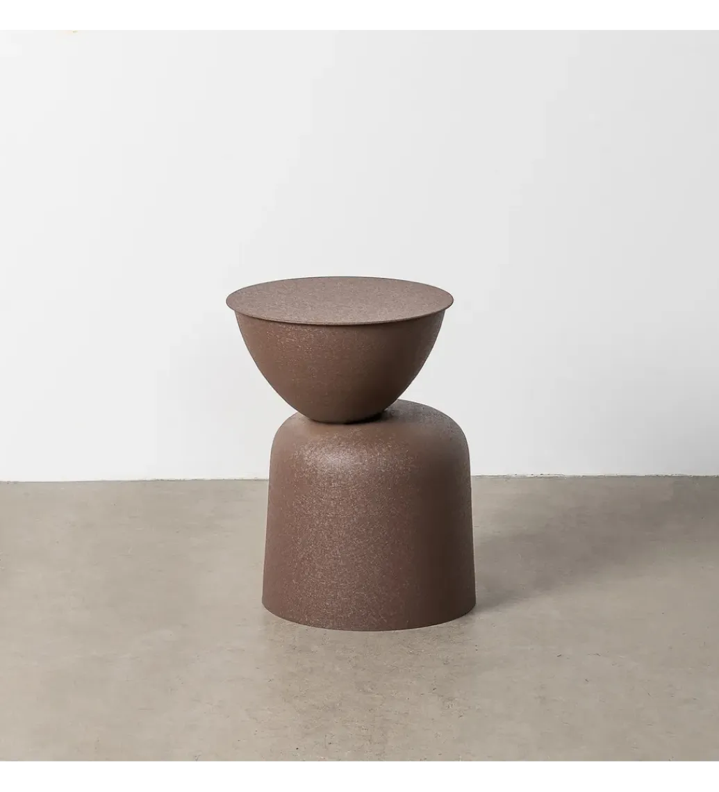 Stolik kawowy boczny VATENI 36 cm brązowy*Zona-Design Online
