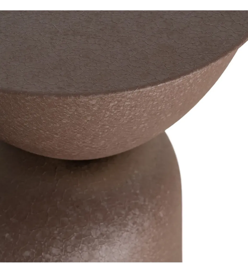 Stolik kawowy boczny VATENI 36 cm brązowy*Zona-Design Online