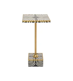 Stolik kawowy boczny ZEBRA 25 x 25 cm*KARE Clearance