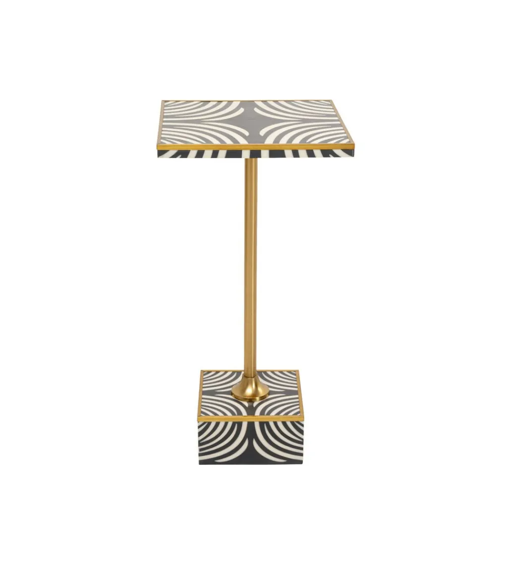 Stolik kawowy boczny ZEBRA 25 x 25 cm*KARE Clearance