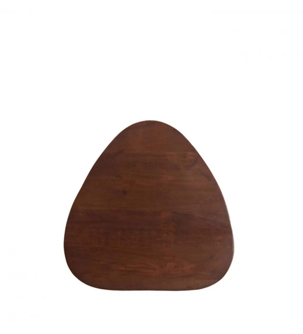 Stolik kawowy boczny ZULIO 50 cm drewno akacja*L&L Clearance