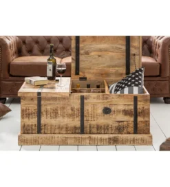 Stolik kawowy Bodega 100 cm drewno mango*Invicta Interior Best