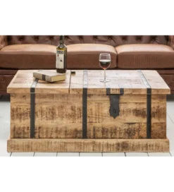Stolik kawowy Bodega 100 cm drewno mango*Invicta Interior Best
