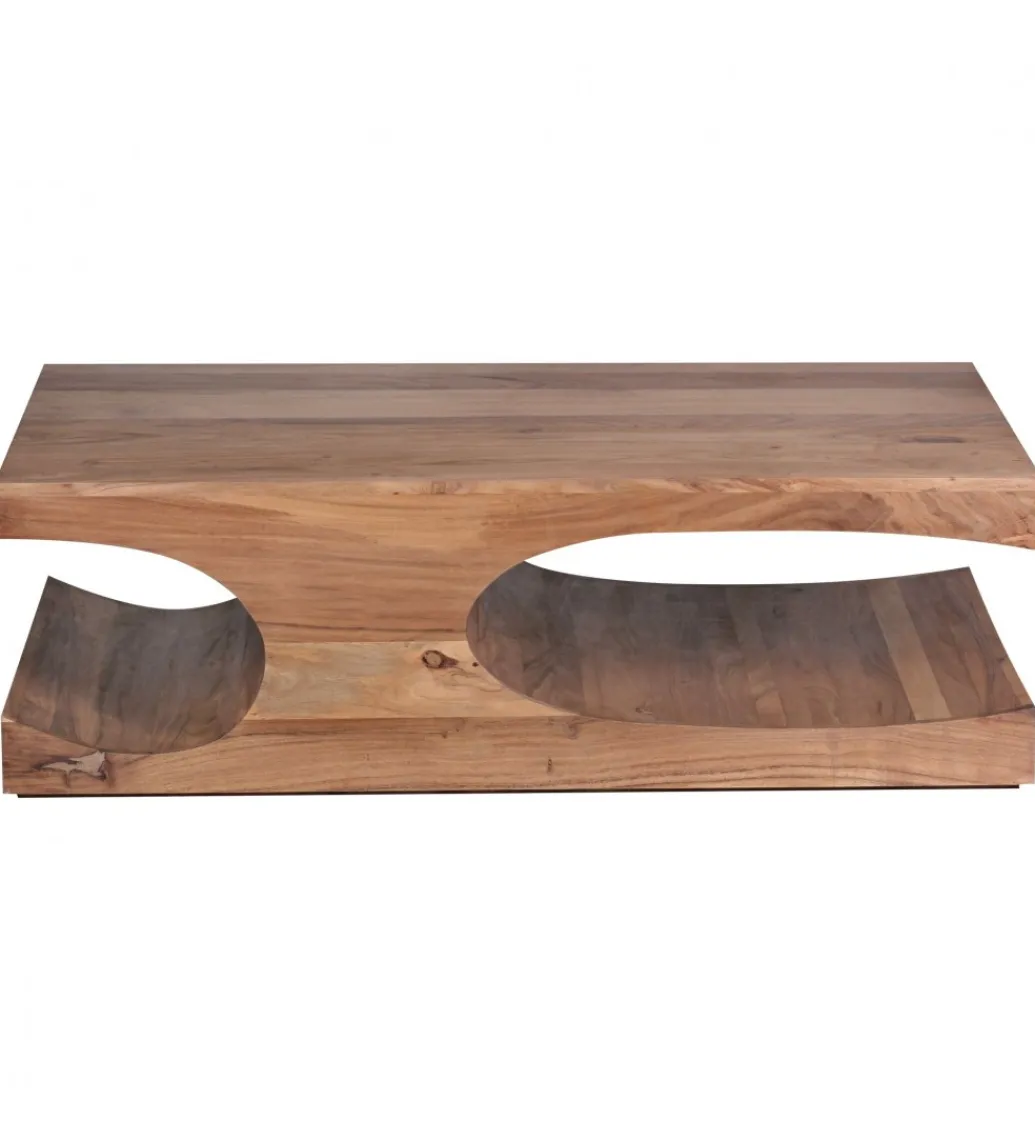 Stolik kawowy BOHA 118 cm drewno akacja*WOHNLING, GERMANY New