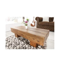 Stolik kawowy Bolt 100 cm drewno Sheesham*Invicta Interior Hot