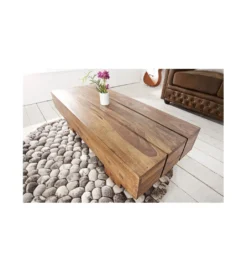Stolik kawowy Bolt 100 cm drewno Sheesham*Invicta Interior Hot