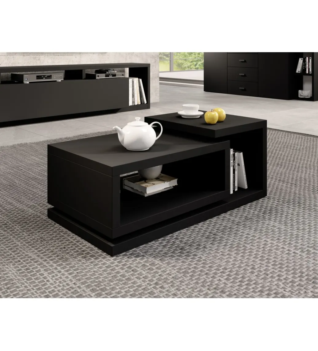 Stolik kawowy BOTA 120 cm czarny*Helvetia