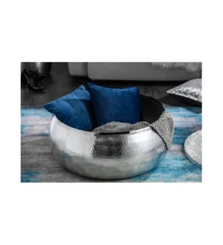 Stolik kawowy BRILANT 70 cm srebrny*Invicta Interior Outlet