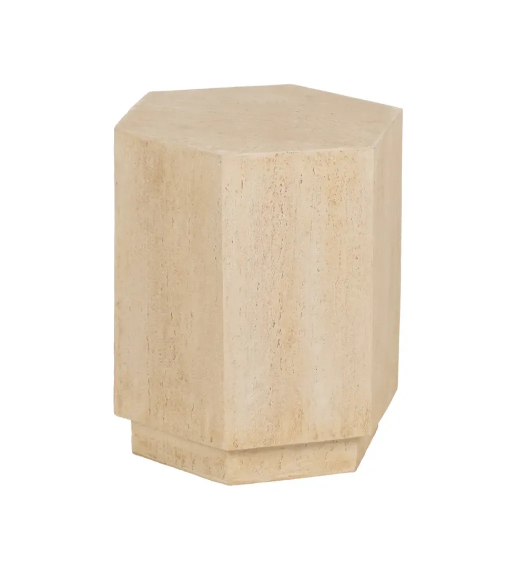 Stolik kawowy BRIL 42 cm beżowy*Zona-Design Online
