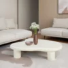 Stolik kawowy Brix Feline Sandy 120 cm Kość Słoniowa*LF-Design Best