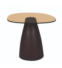 Stolik kawowy Brix Mylon 50 cm Brązowy*LF-Design