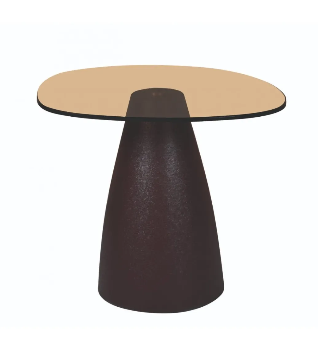 Stolik kawowy Brix Mylon 50 cm Brązowy*LF-Design