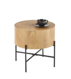 Stolik kawowy BROOKLYN 45 cm w optyce dąb*Halmar Online