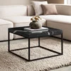 Stolik kawowy CAZANAD 60 cm w optyce marmuru*WOHNLING, GERMANY Online