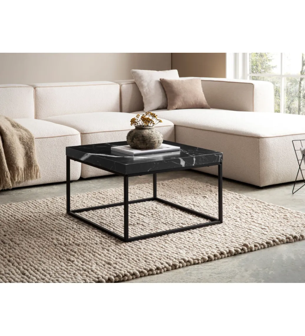 Stolik kawowy CAZANAD 60 cm w optyce marmuru*WOHNLING, GERMANY Online