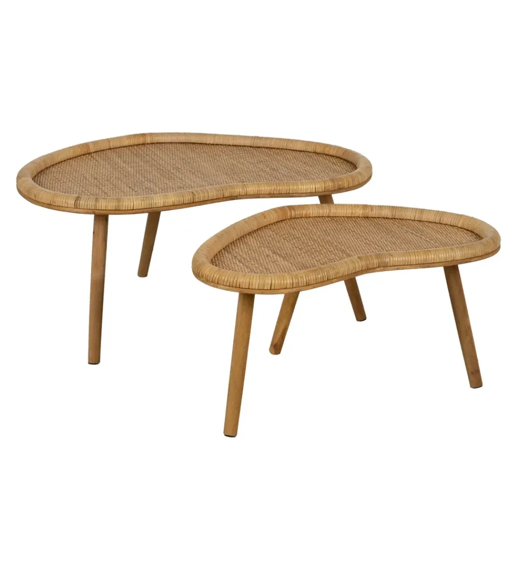 Stolik kawowy CENTRO 77 cm ratan*Zona-Design Discount