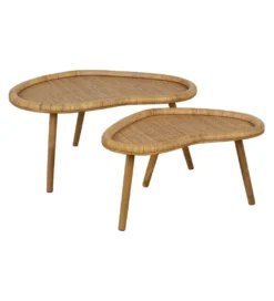 Stolik kawowy CENTRO 90 cm ratan*Zona-Design Discount