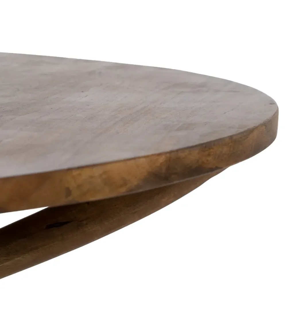 Stolik kawowy CENTRONA 100 cm drewno mango*Zona-Design Hot