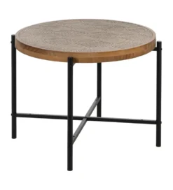Stolik kawowy CHERAN 69 cm naturalny czarny*Zona-Design Online