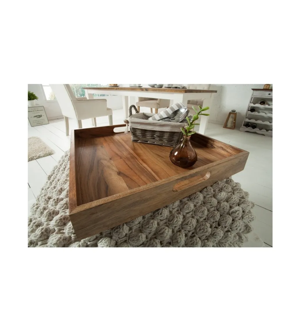 Stolik kawowy Ciano 40 cm Akacja*Invicta Interior Online