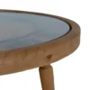 Stolik kawowy CLOCKY 80 cm drewno jodła*Zona-Design Online
