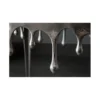 Stolik kawowy 44 cm Mystic Liquid Line srebrny*Invicta Interior Clearance