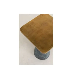 Stolik kawowy Cora 35 cm złoto szary*KARE