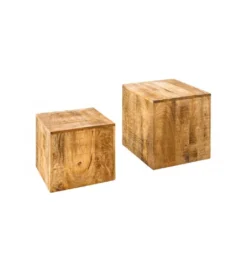 Stolik kawowy Craft FERNANDO set 2 drewno mango*Invicta Interior Clearance