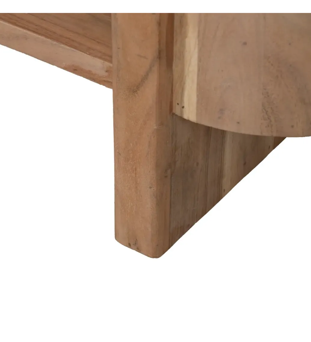 Stolik kawowy CREEL 120 cm drewno akacja*Zona-Design Online
