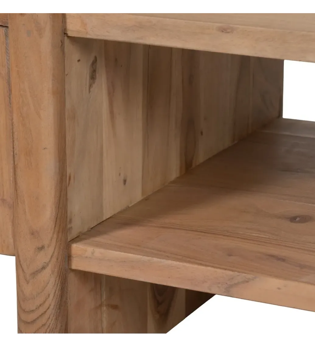Stolik kawowy CREEL 120 cm drewno akacja*Zona-Design Online