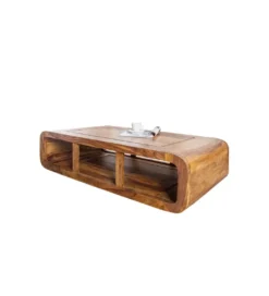 Stolik kawowy Curved 100 cm drewno Sheesham*Invicta Interior Outlet