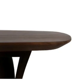 Stolik kawowy CUTYK 130 cm drewno akacja brązowe*Zona-Design Clearance