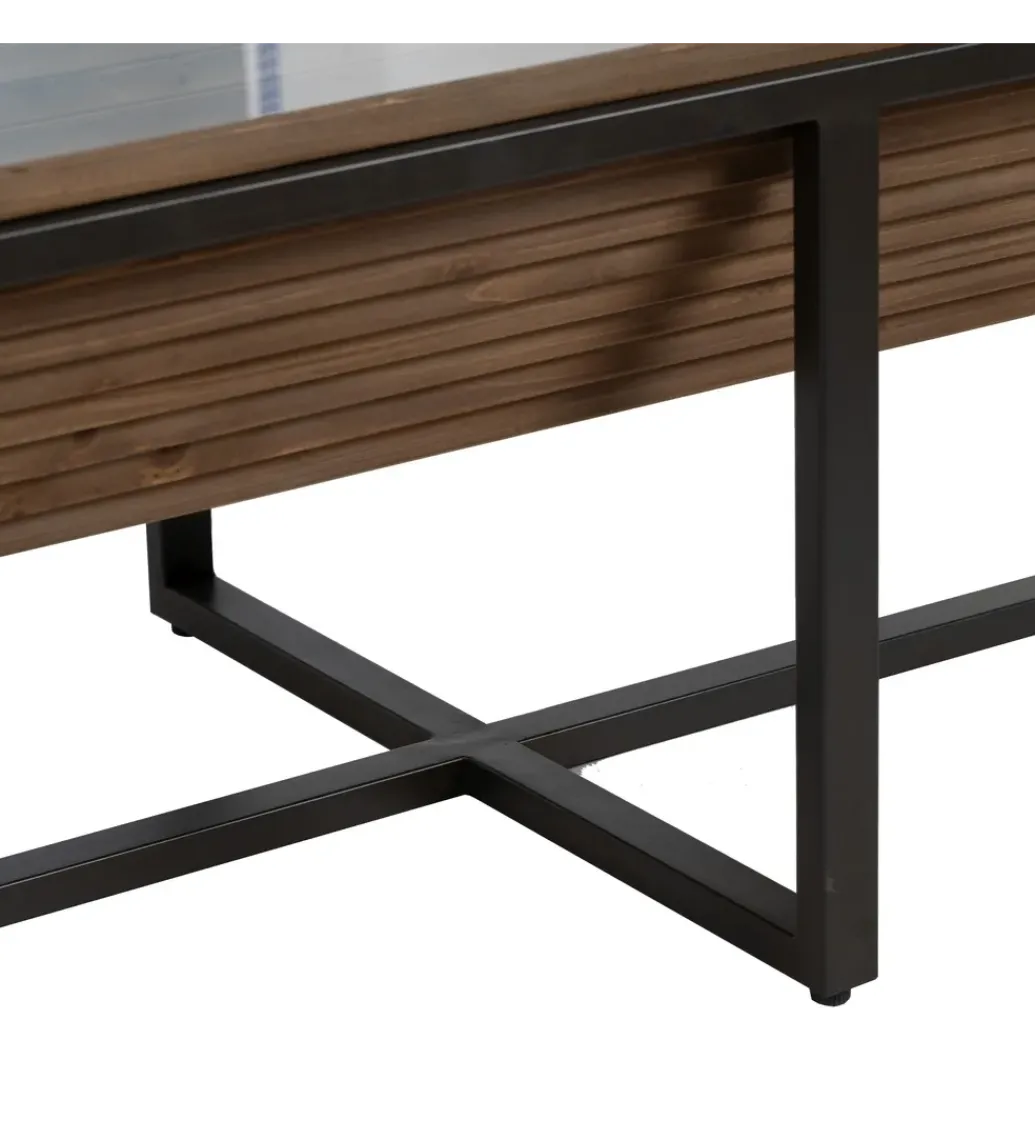 Stolik kawowy DALETO 120 cm drewno jodły*Zona-Design Online