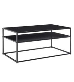 Stolik kawowy DEMIT 100 cm czarny*WOHNLING, GERMANY Best