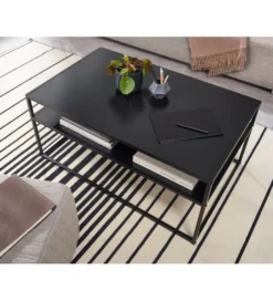 Stolik kawowy DEMIT 100 cm czarny*WOHNLING, GERMANY Best