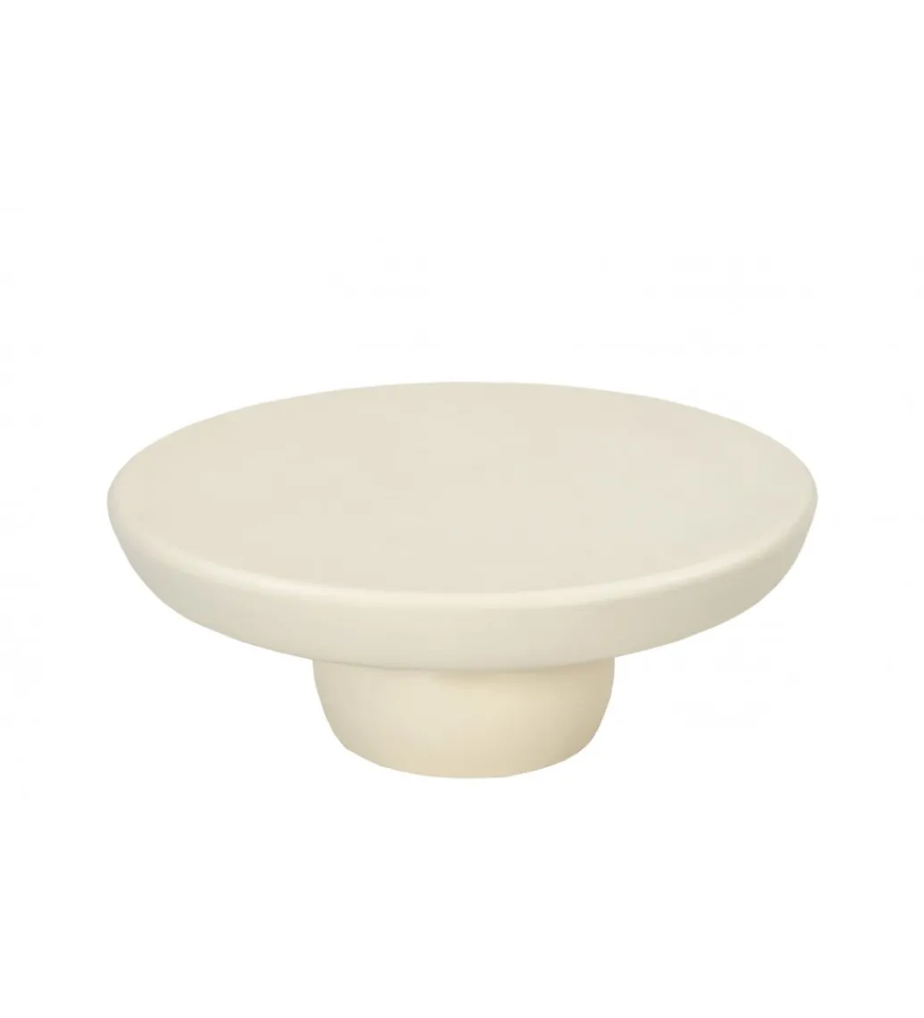 Stolik kawowy DENU 80 cm w kolorze kości słoniowej*LF-Design Best